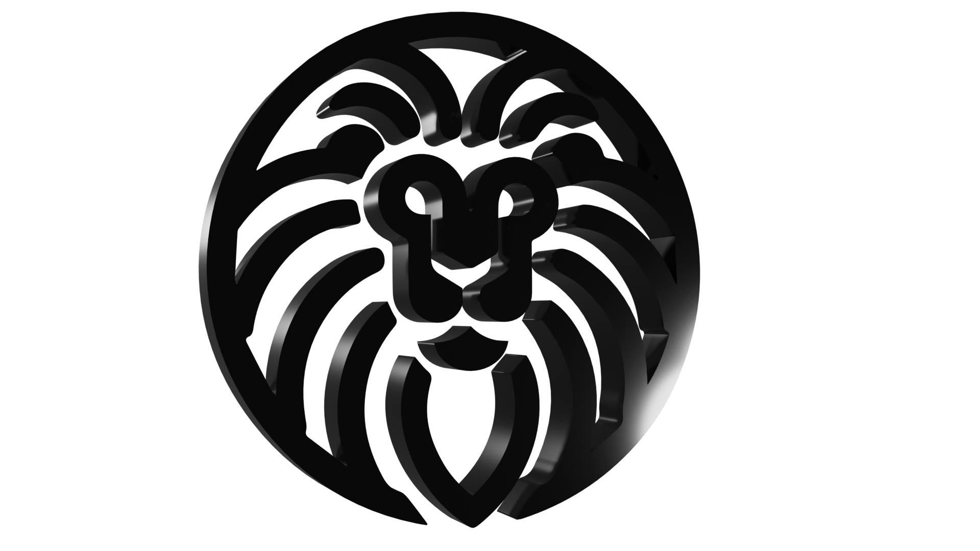 Lion Digital 3D Logo